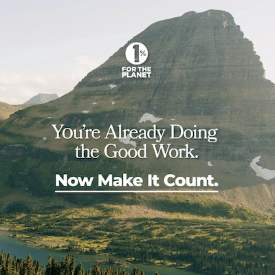 Green mountains with text that says, "You're already doing the good work. Now make it count."