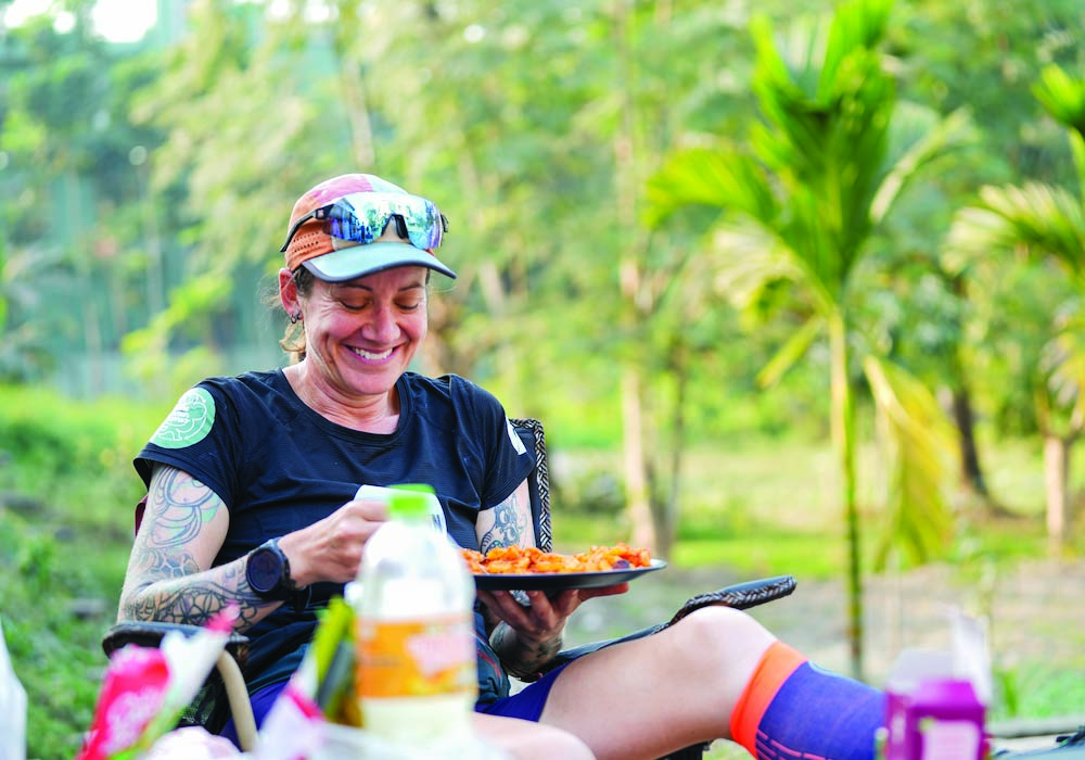 Hannah Cox’s ambitious plan to run 100 marathons in 100 days is underway.