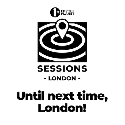 White background with text that says, "Until next time, London!"