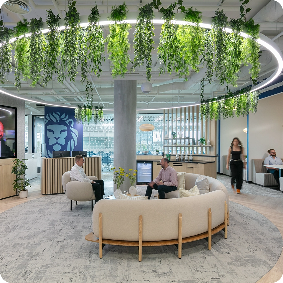 Inside of SilverDoor's office space