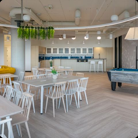 Inside of SilverDoor's office space