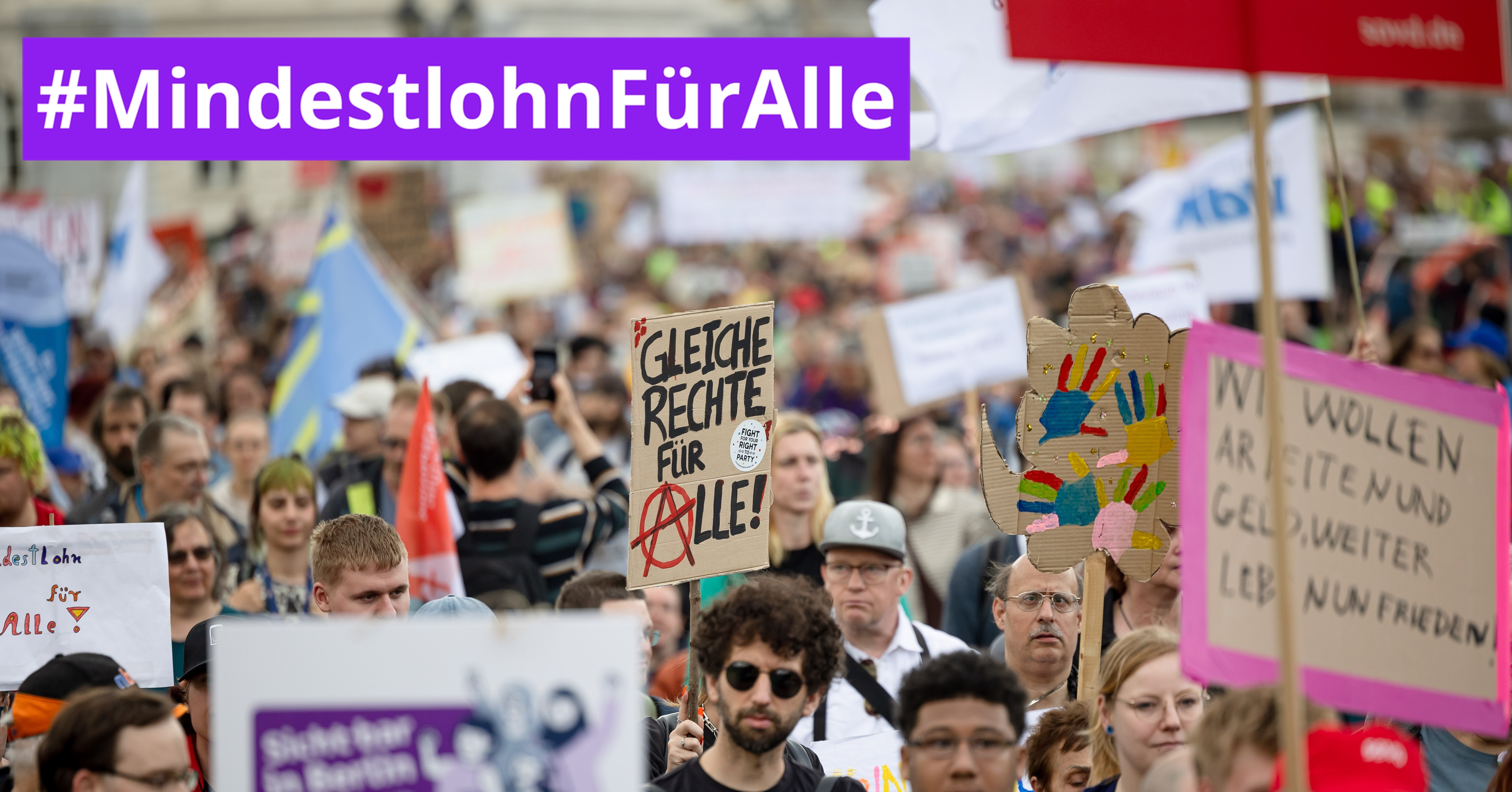 Start – Mindestlohn für alle!
