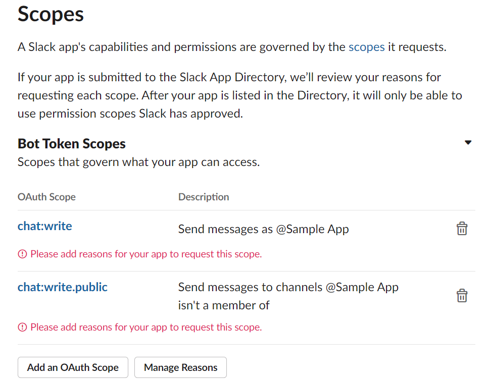 slack bot scopes