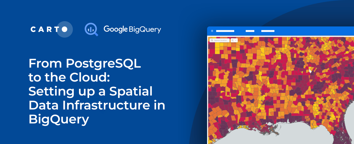 From PostgreSQL to the Cloud: Setting up a Spatial Data Infrastructure in BigQuery