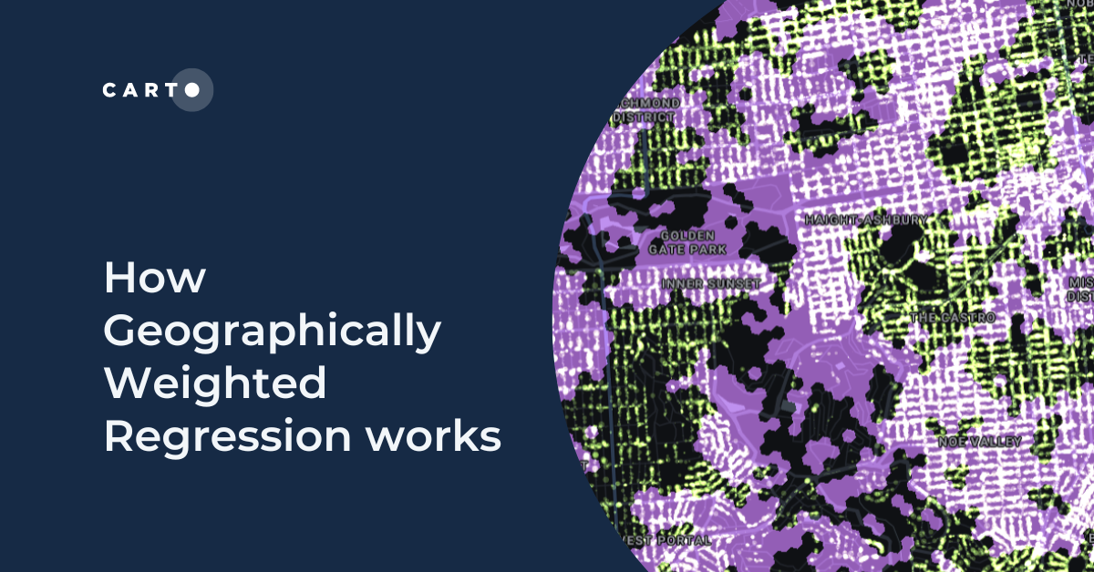 How Geographically Weighted Regression works