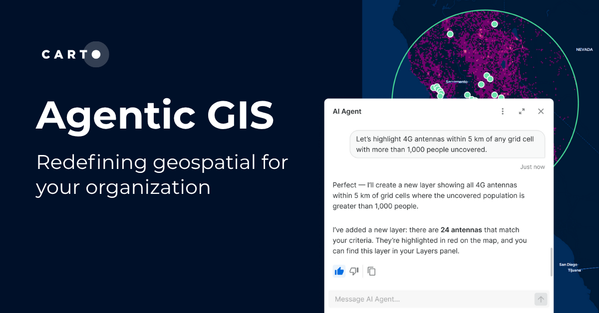 Agentic GIS has landed: redefining geospatial for your organization