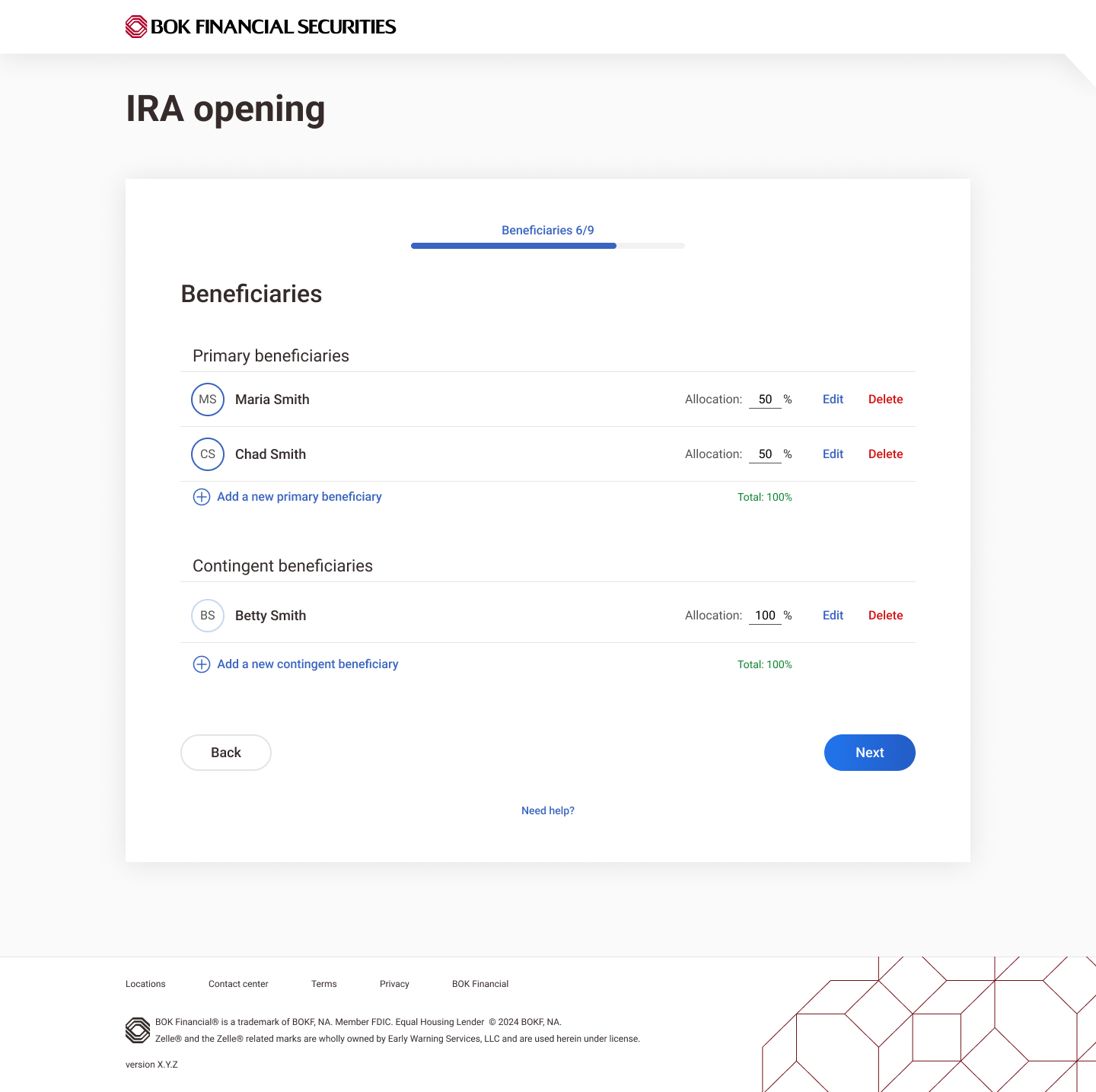 form to set up e-delivery