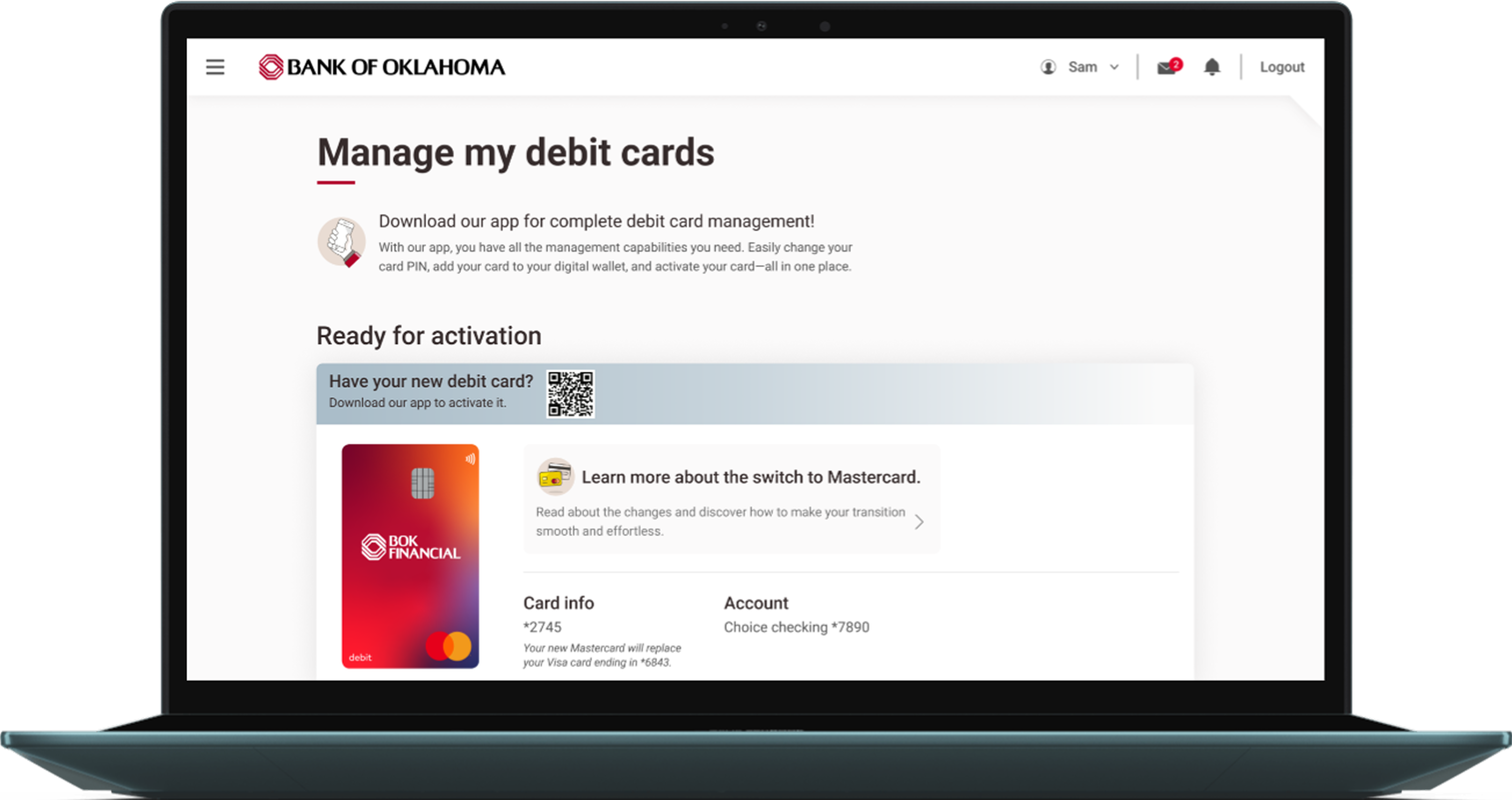 form to set up e-delivery