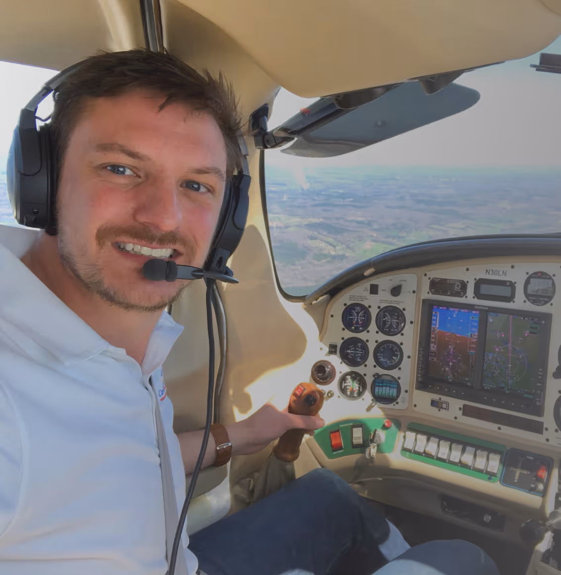 William Byrd flying