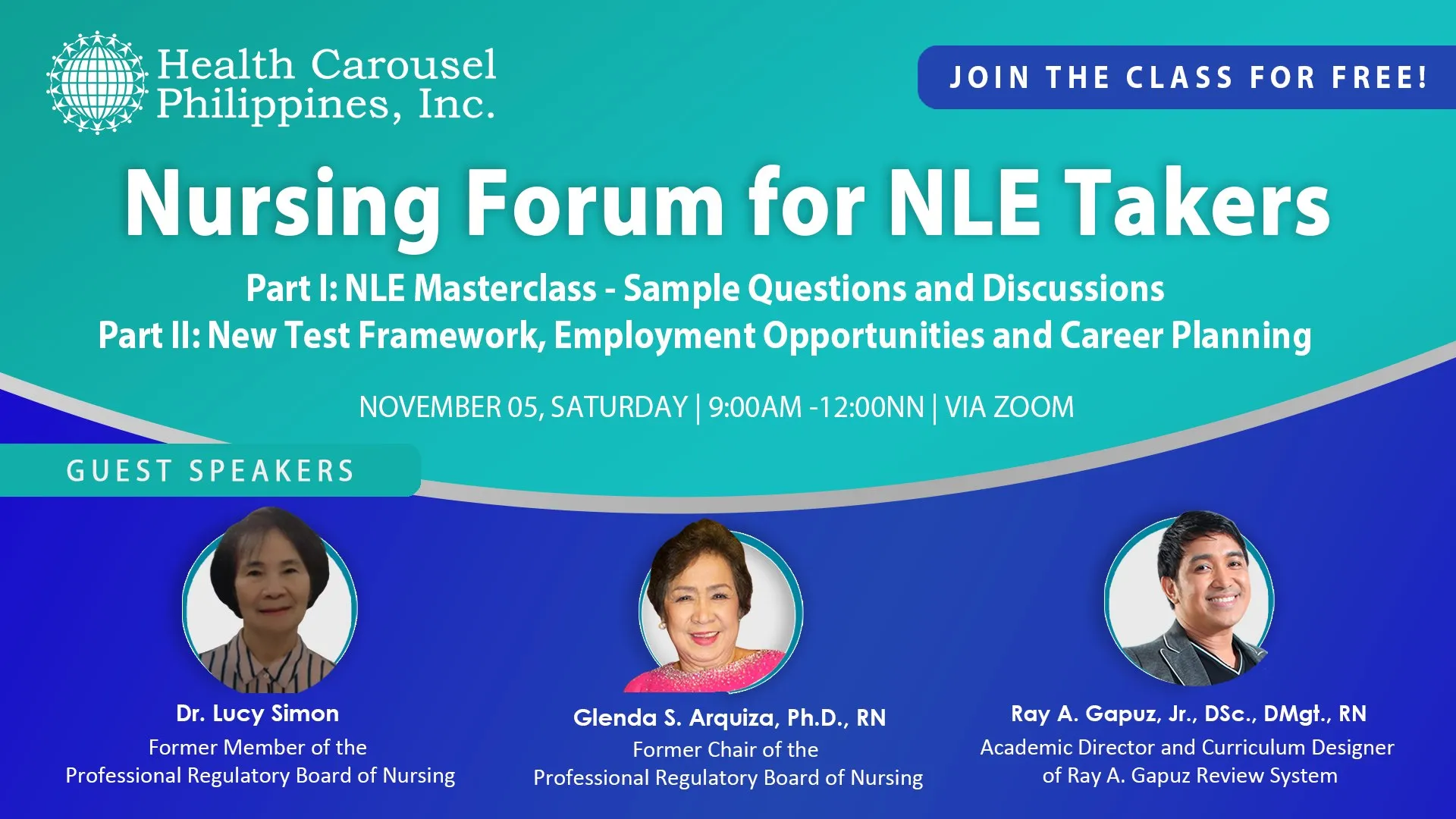 NLE Nursing Exam Masterclass Trainers