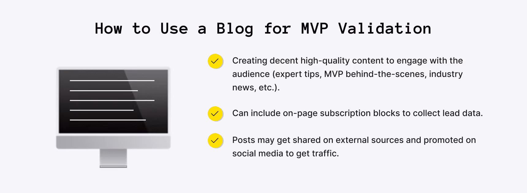 How to Use Blog for MVP Validation