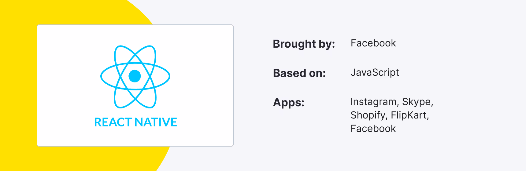 React Native - mobile app development framework
