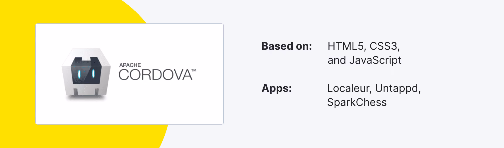 Apache Cordova - mobile app development framework