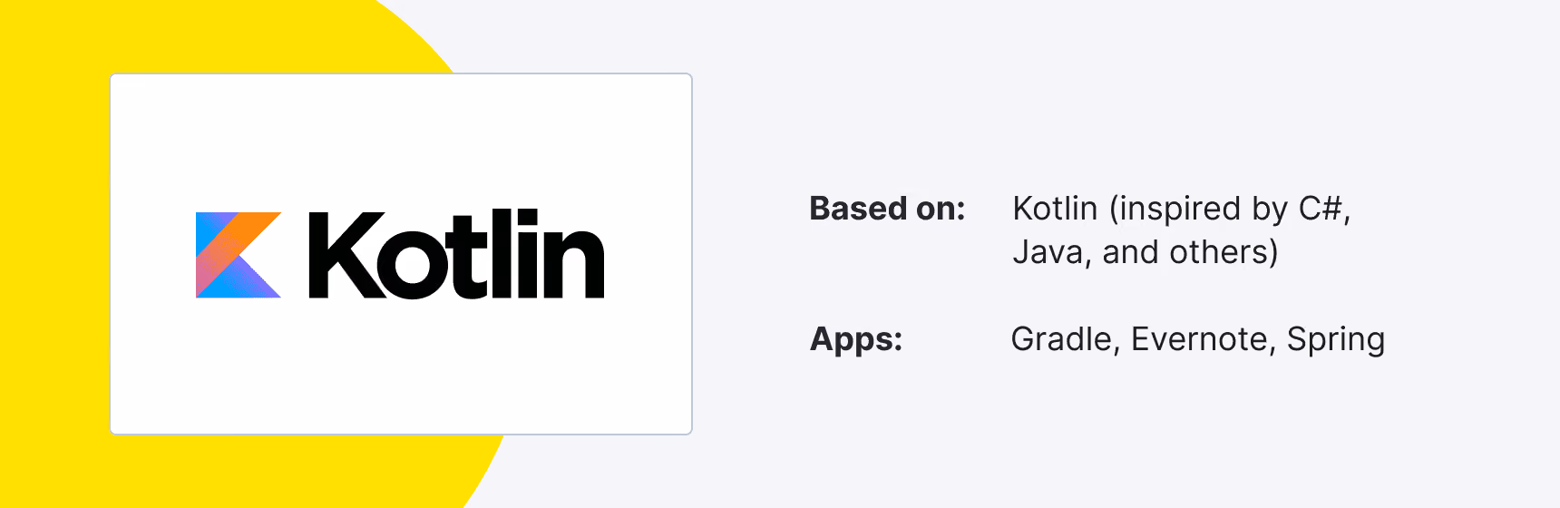 Kotlin - mobile app development framework