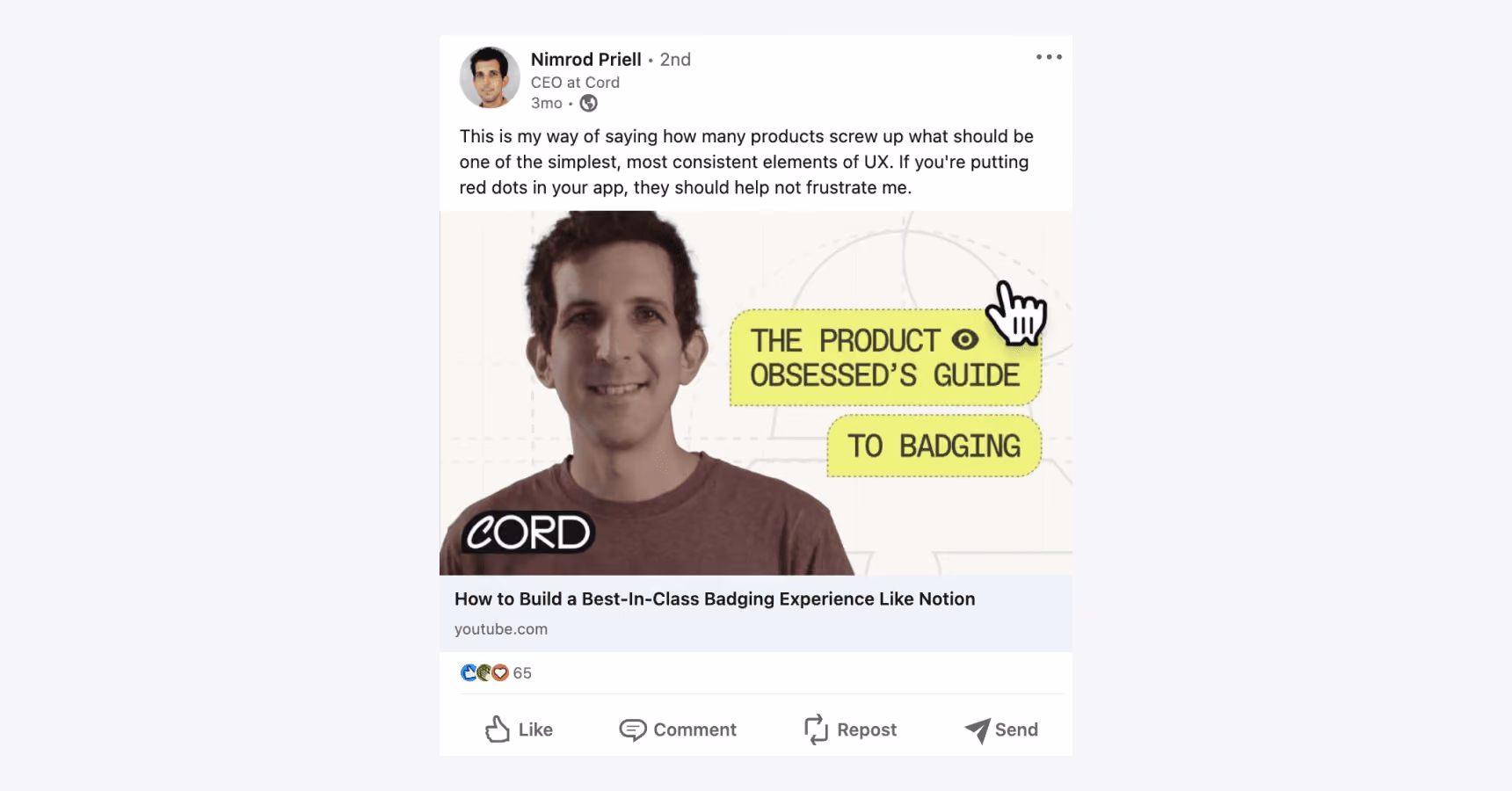 Nimrod Priell's post on LinkedIn