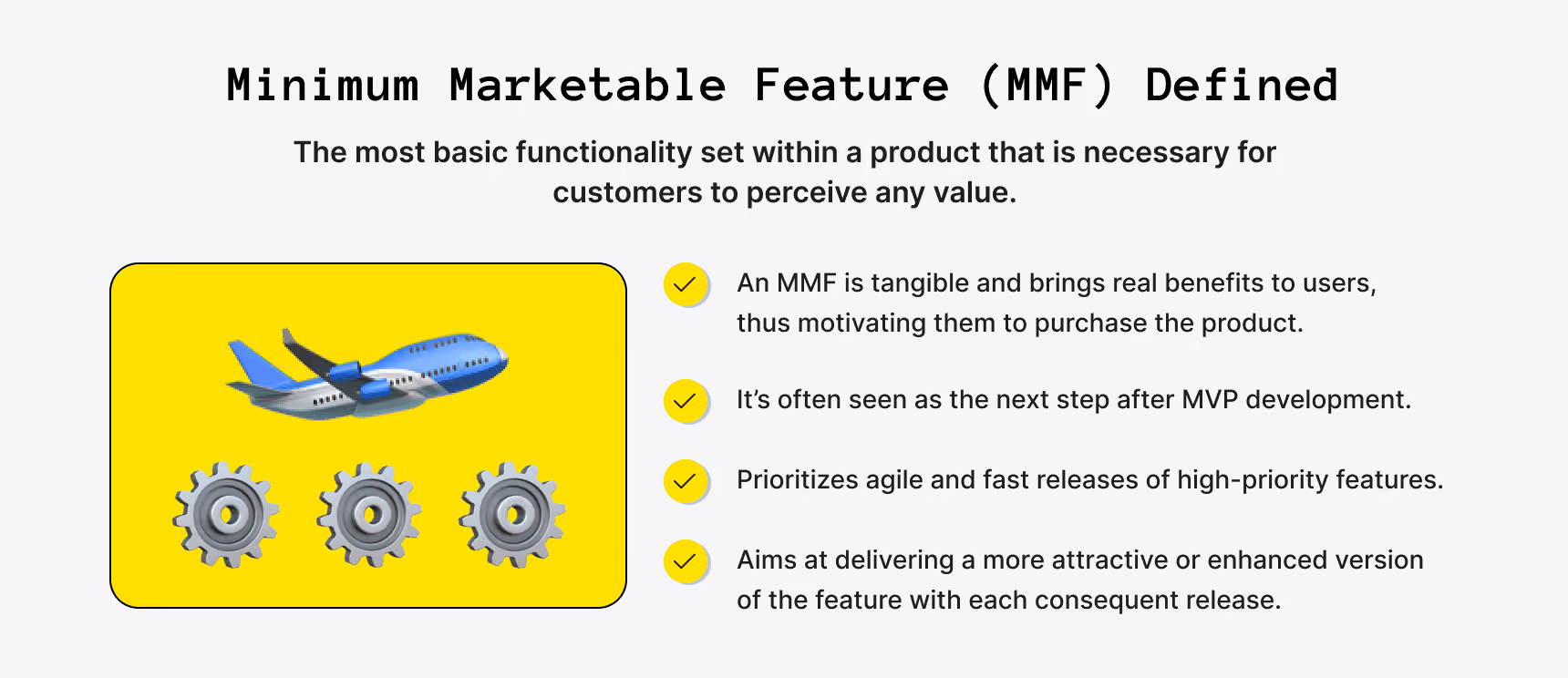 Minimum Marketable Feature (MMF) Definition