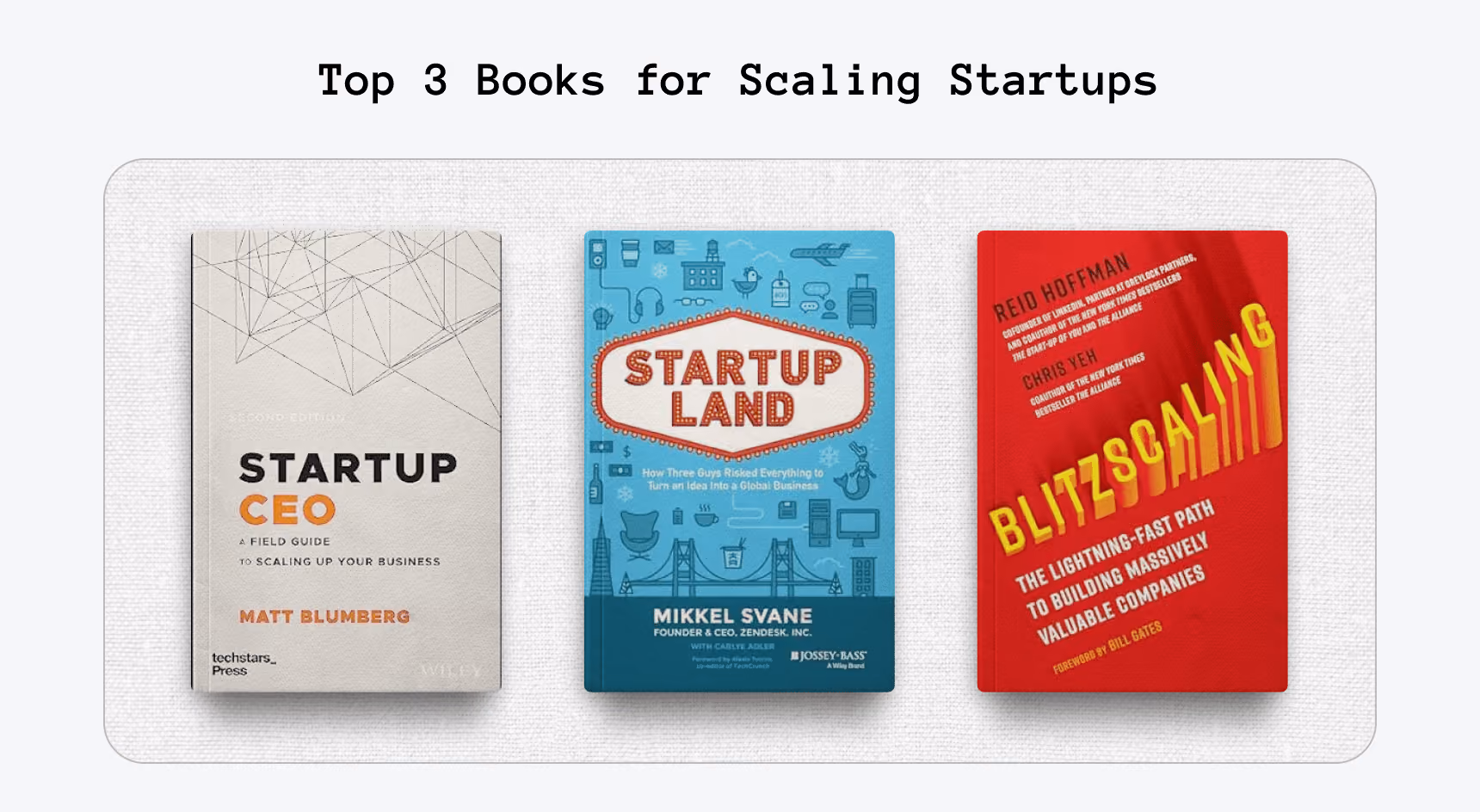 Best Books for Tech Startups that Want to Scale