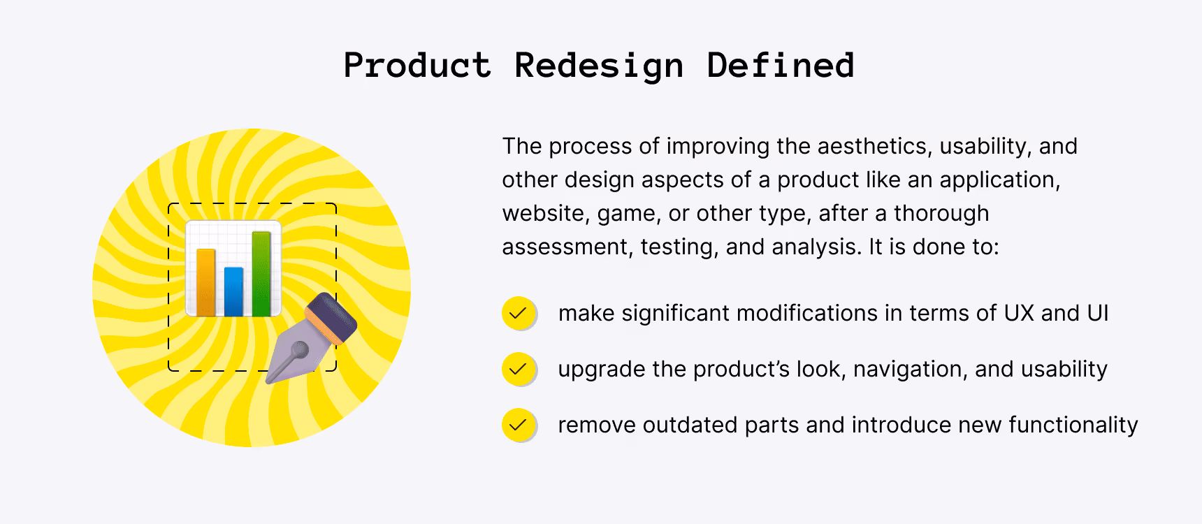 Product Redesign Defined