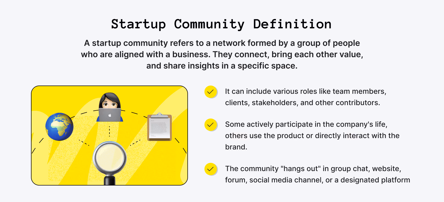 Startup Community Definition