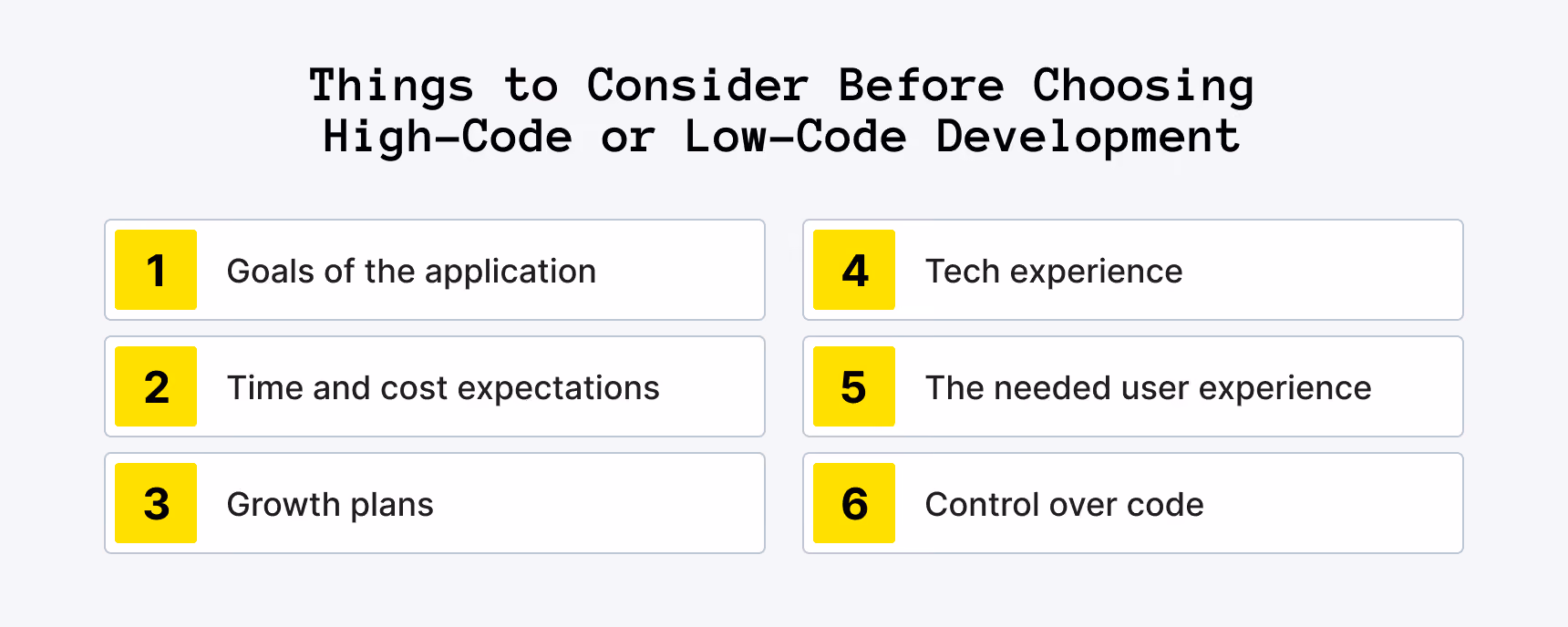 Things to Consider Before Choosing High-Code or Low-Code Development