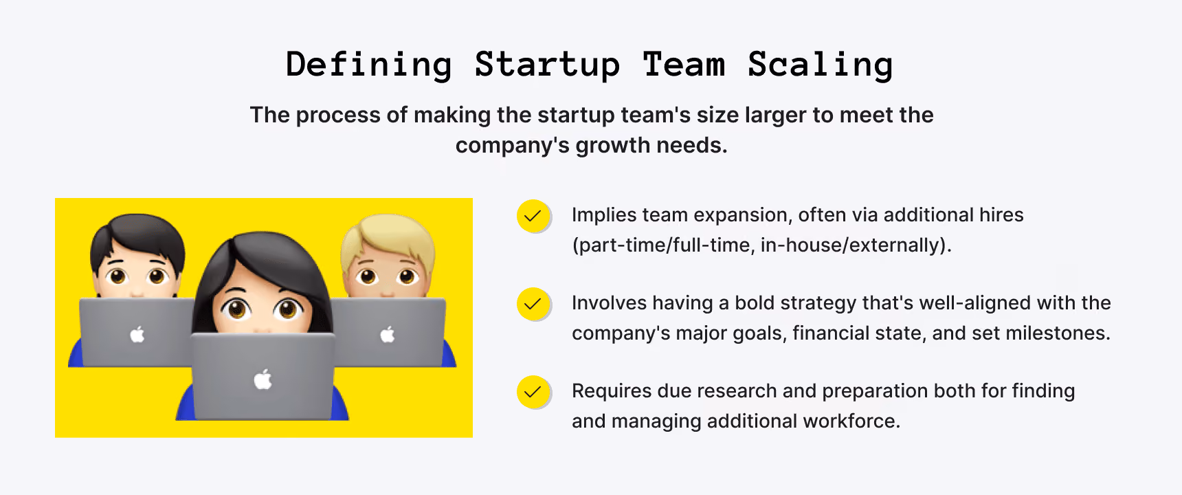 Defining Startup Team Scaling