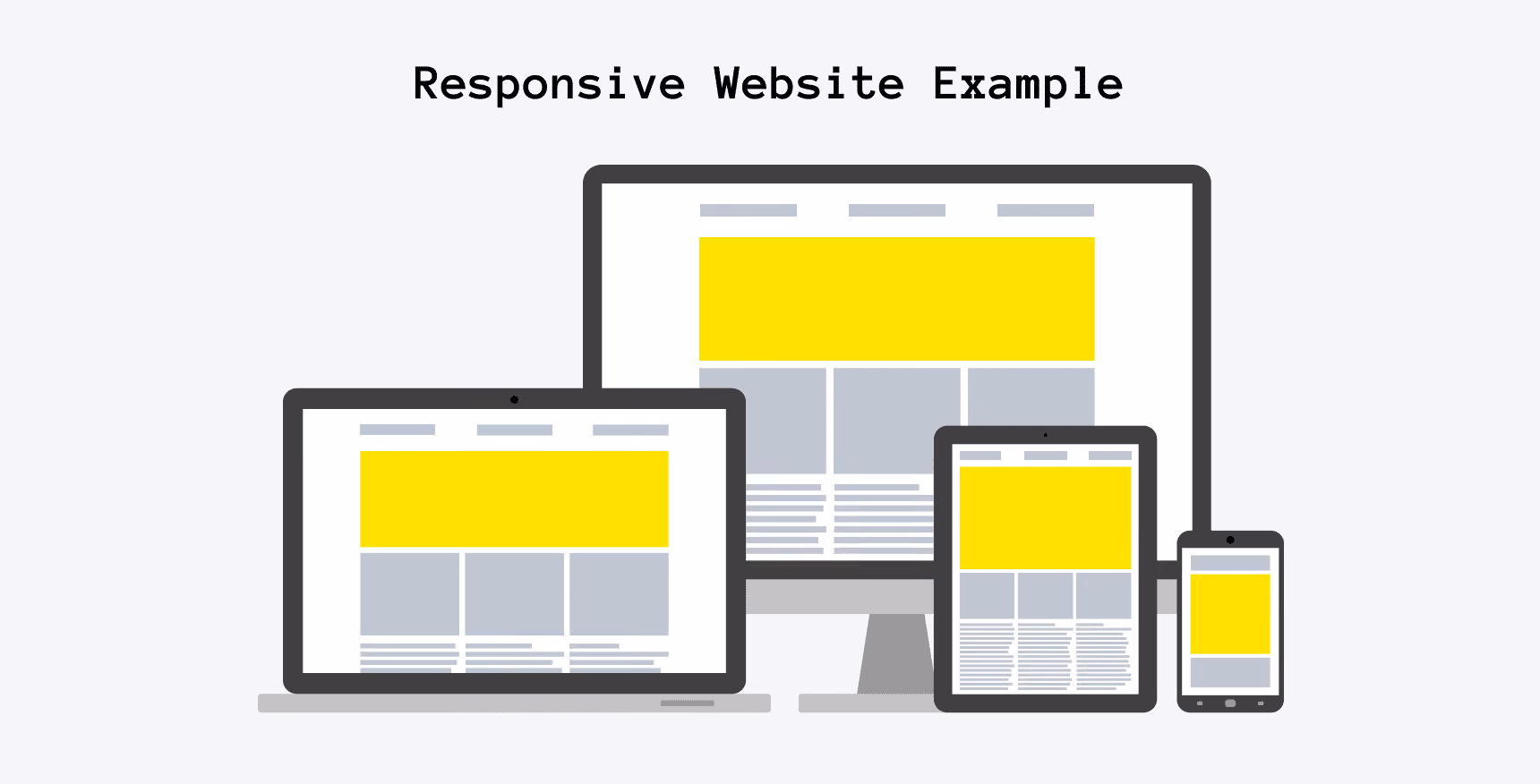 Responsive website example