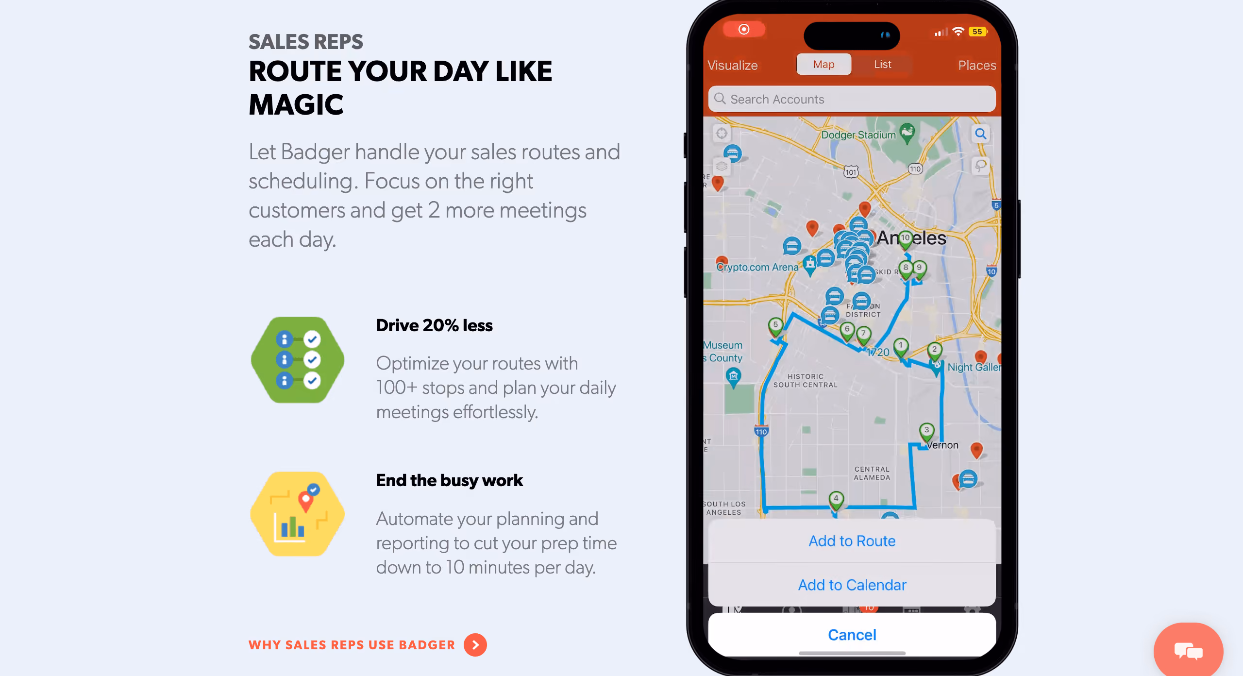 Badger Maps App