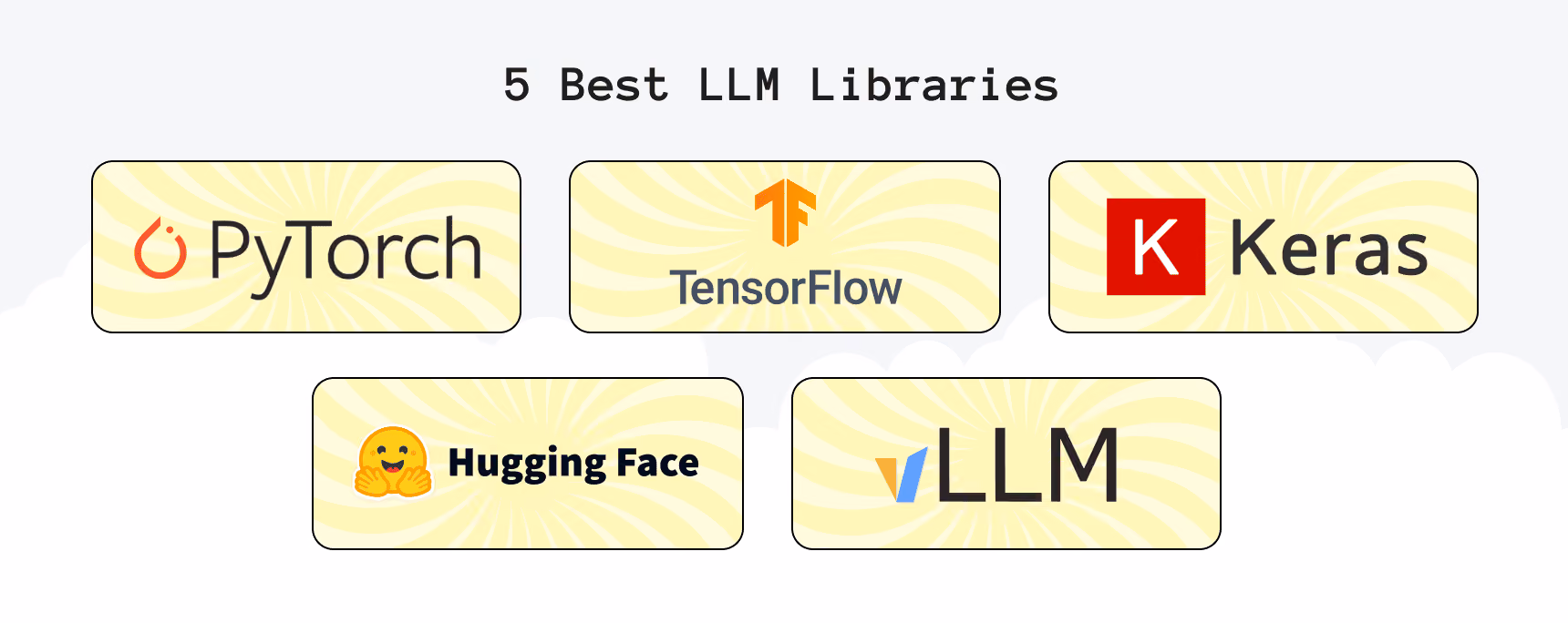 Best LLM Libraries: PyTorch, TensorFlow, Keras, vLLM, Hugging Face