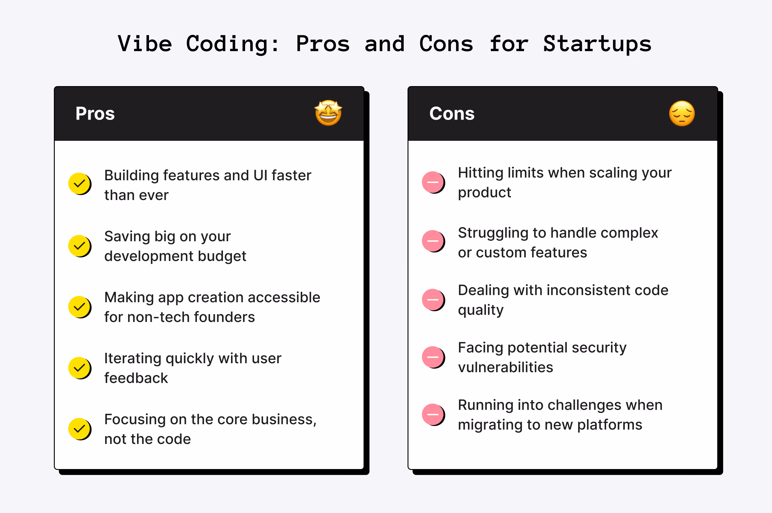 Vibe Coding: Pros and Cons for Startups