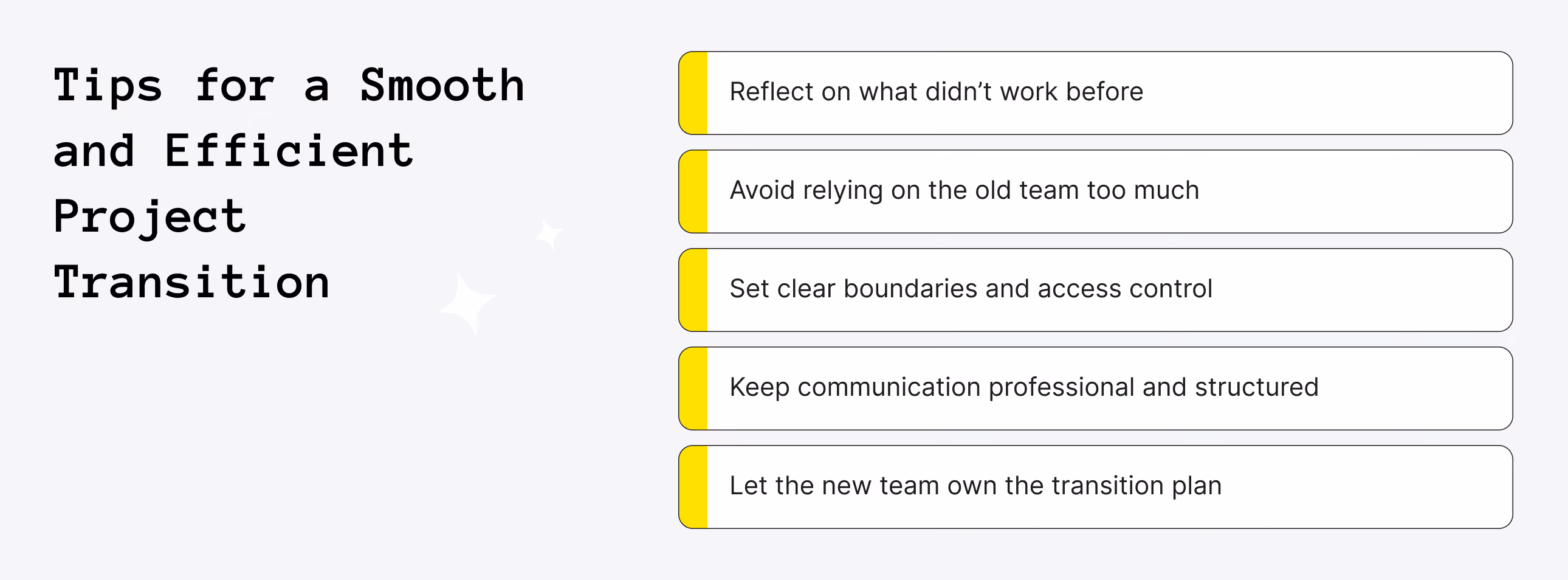 Best Practices for a Smooth Software Project Transition