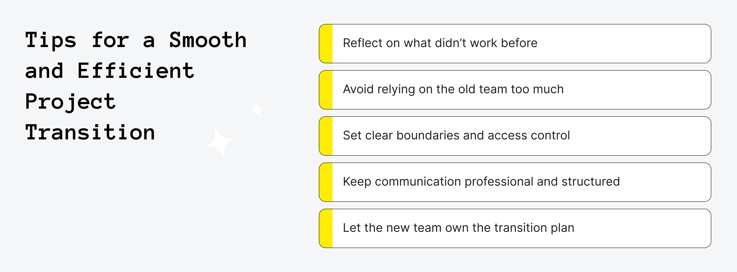 Best Practices for a Smooth Software Project Transition