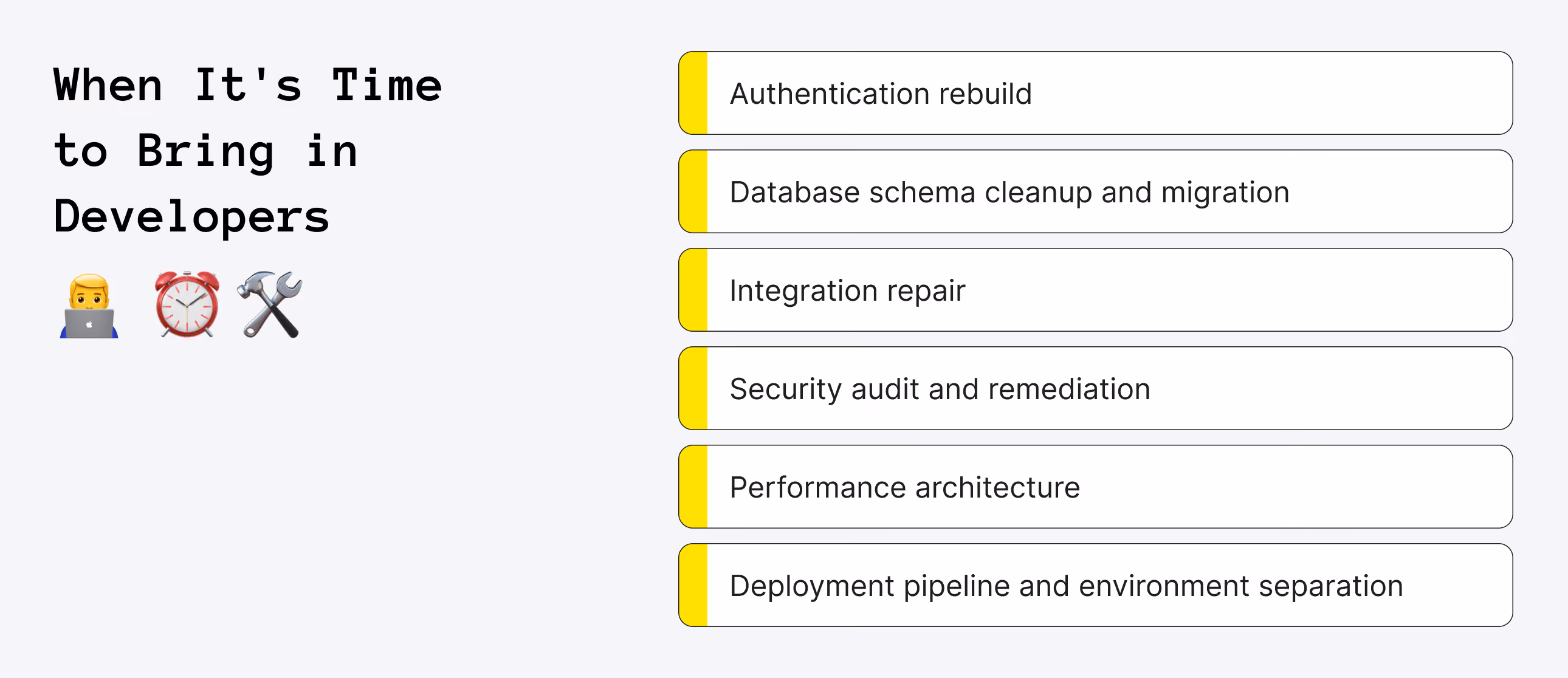 What Requires an Engineering Team