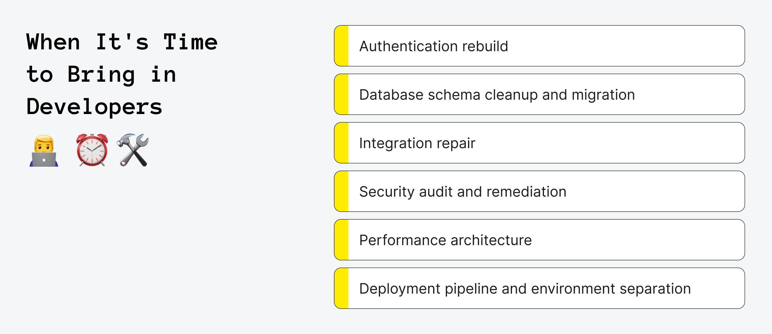 What Requires an Engineering Team