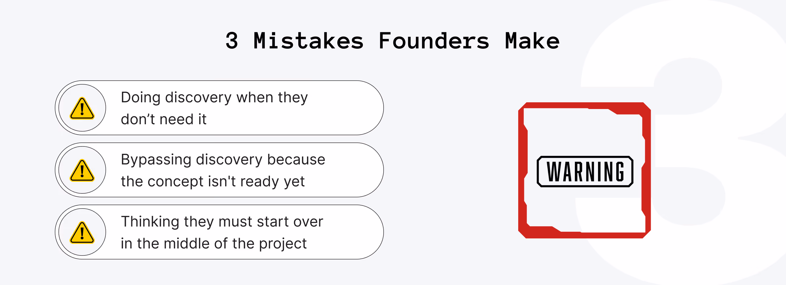 3 Mistakes Founders Make