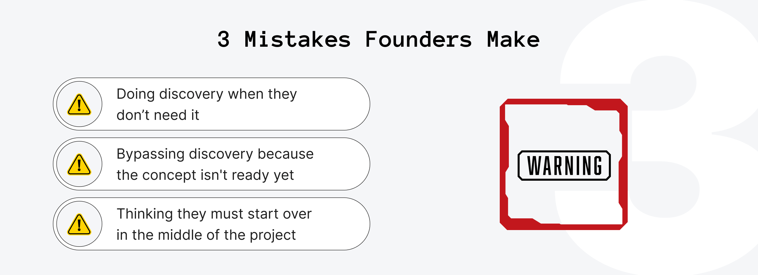 3 Mistakes Founders Make