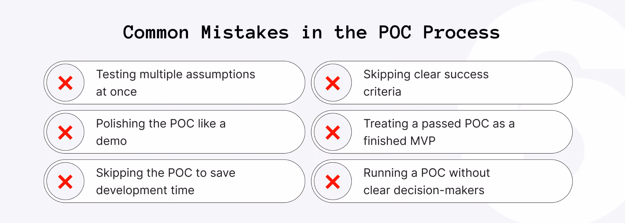 Common Proof of Concept Mistakes 