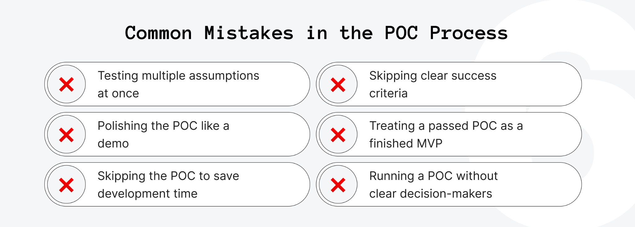 Common Proof of Concept Mistakes 