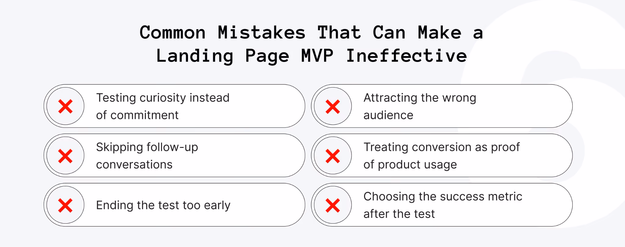Mistakes That Make a Landing Page MVP Useless
