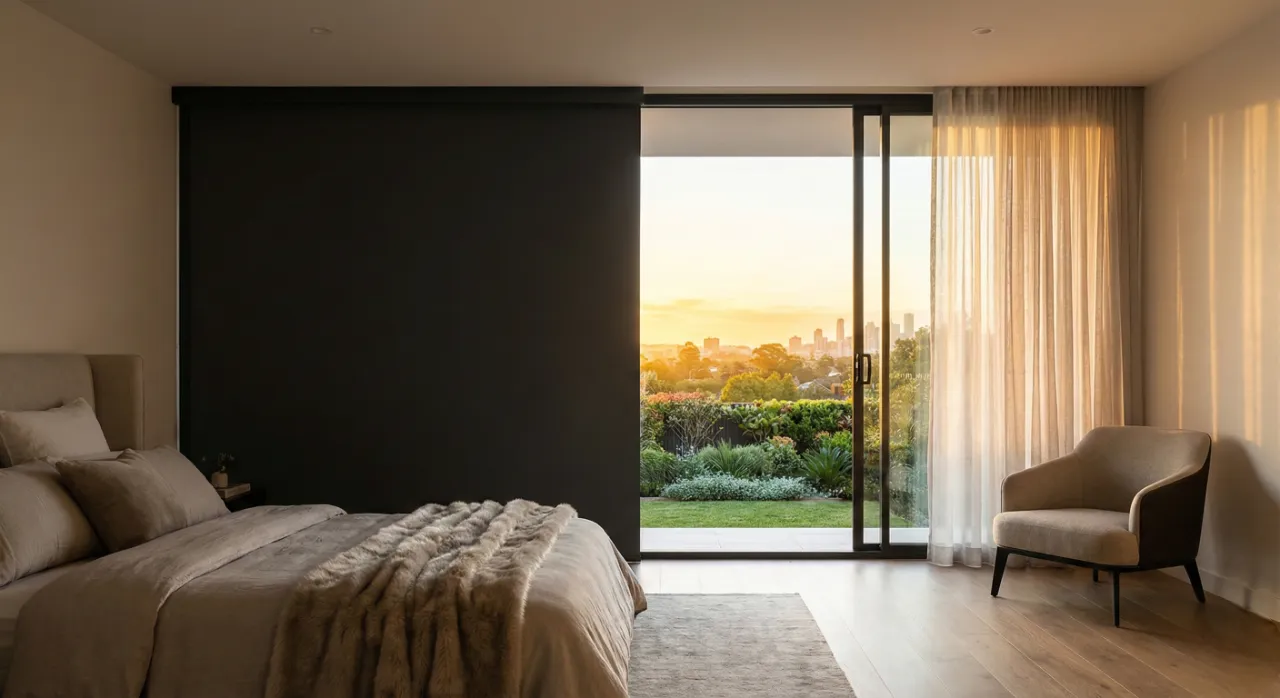 Blockout Blinds bedroom