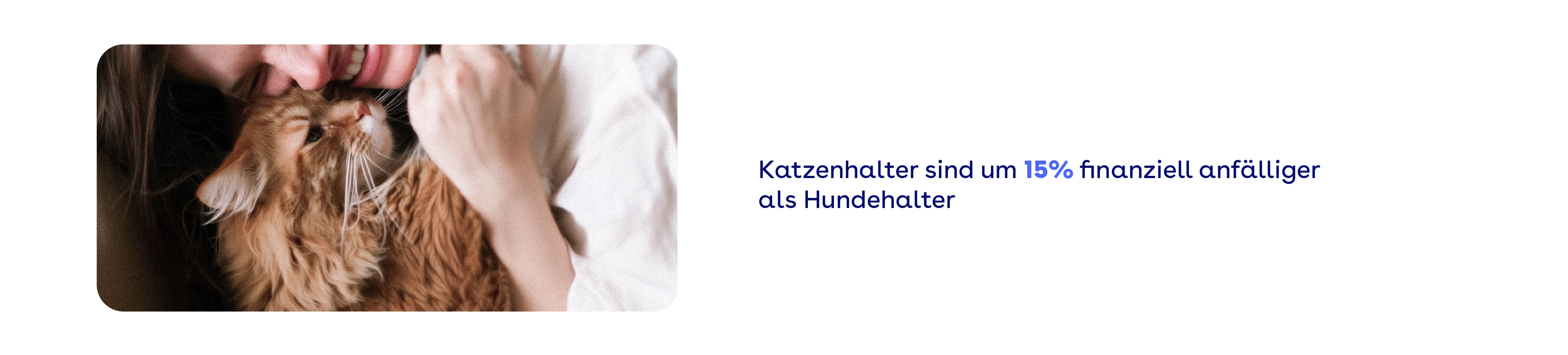 Katzenhalter sind um 15% finanziell anfälliger als Hundehalter