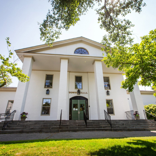 The City Hall of Manchester by the Sea Massachusetts