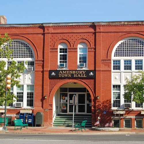 The Town Hall of Amesbury