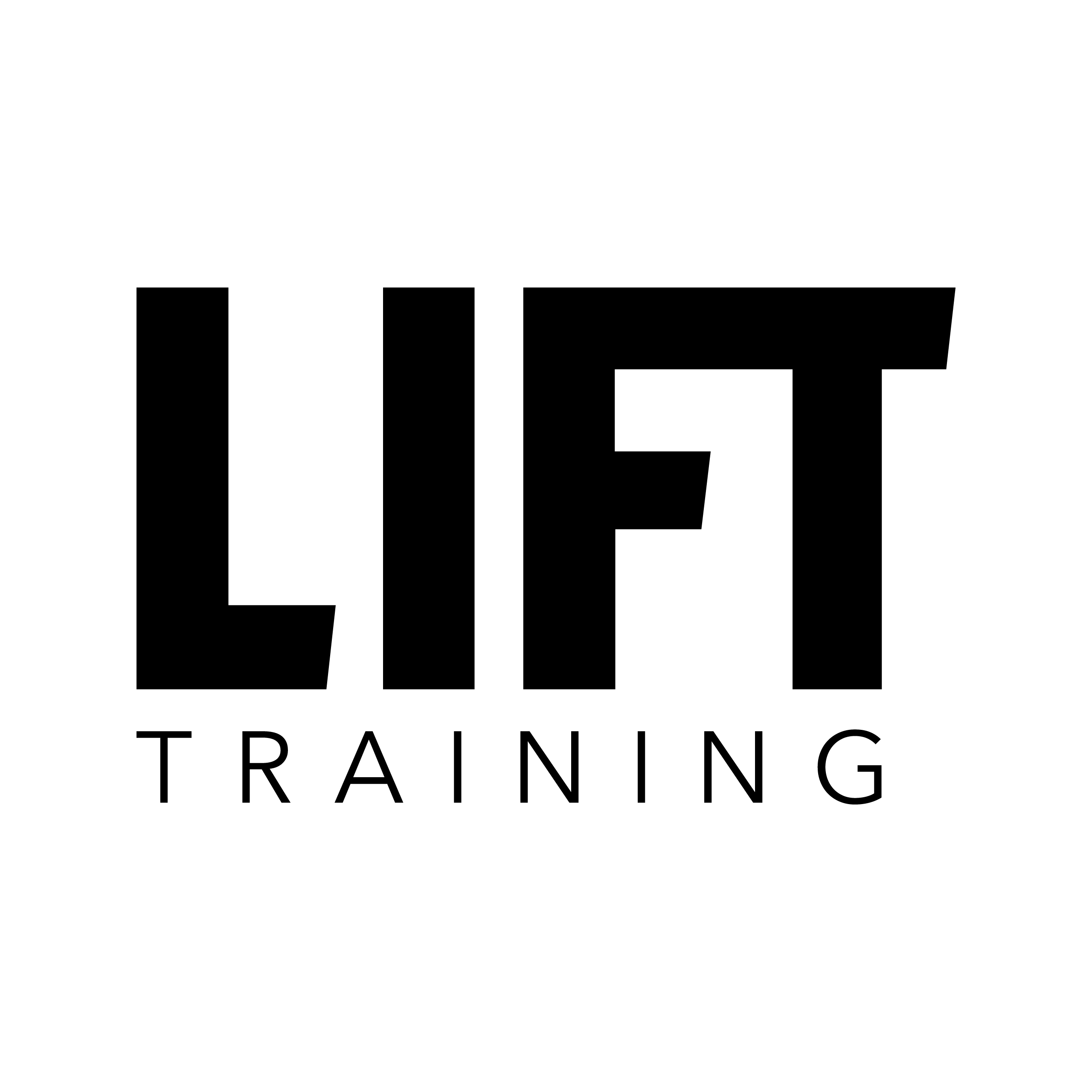 LIFT Training West Bloomfield Twp, MI Logo White Large