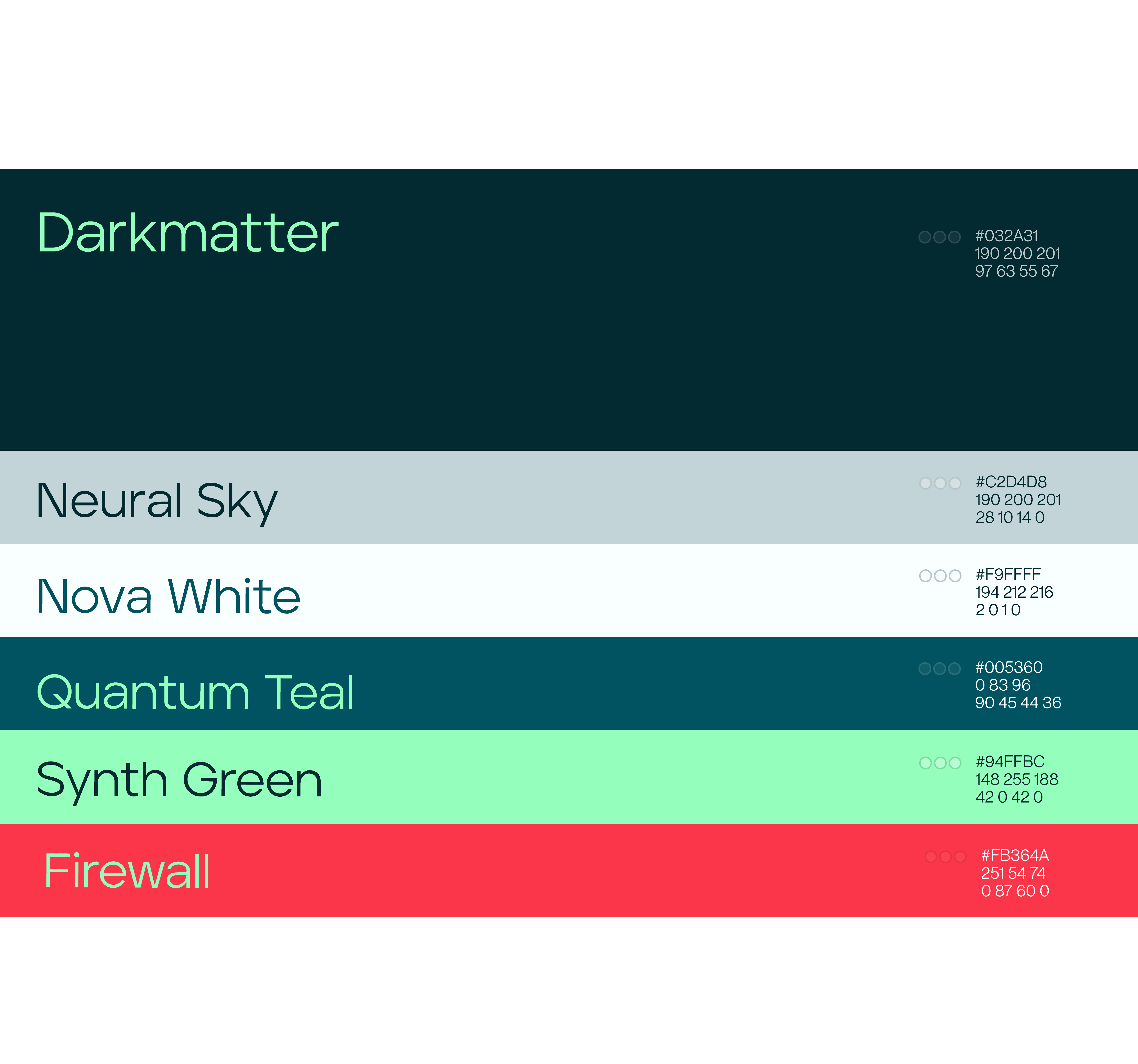 logo color palette for tech saas company