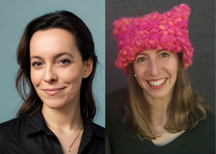 Hello Neighbor Founder & CEO Sloane Davidson and Welcome Blanket Founder Jayna Zweiman