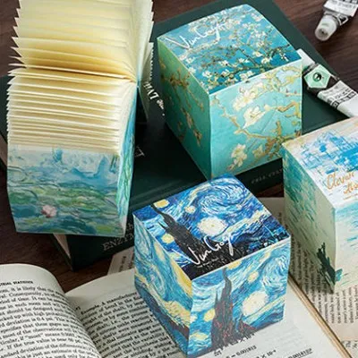 sticky note cube