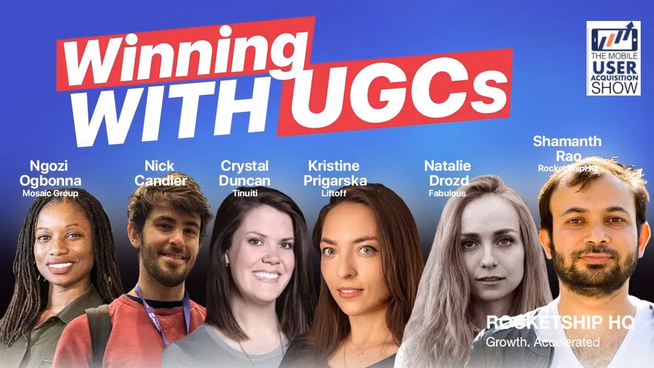 Webinar: Winning with UGCs/Live action creatives 🏄♂️