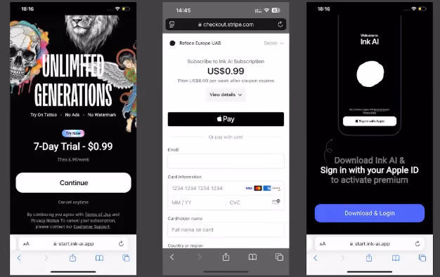 Менше платіжних методів, але простіший UX: як Ink AI підняли конверсію в себе на веб-фаннелі на 50%+ — Experiments Hub