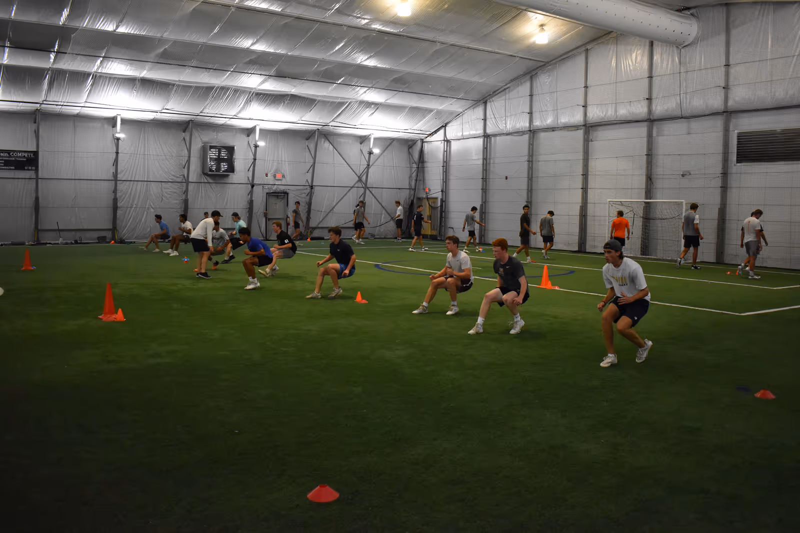 Youth athletes training in the Compete SC Youth Development Academy performance development program