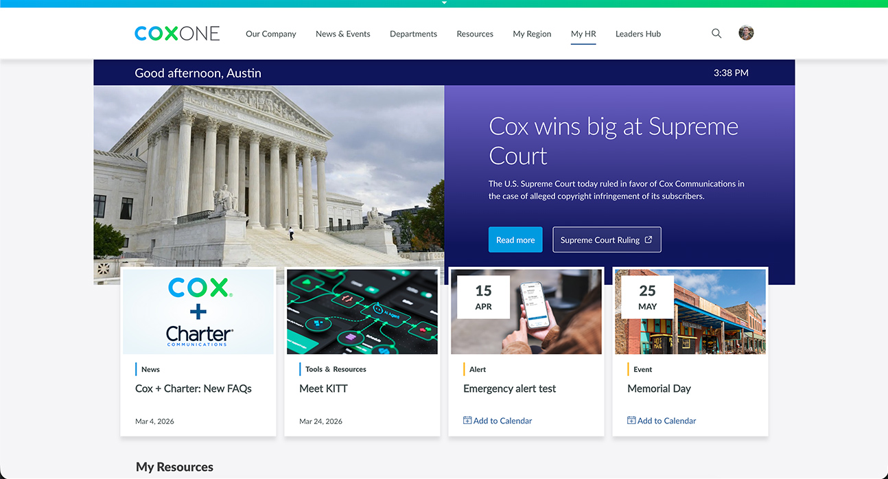 First optional hero button example